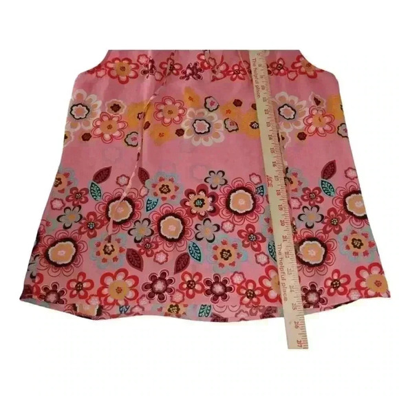 7th Avenue Design Studio New York & Co V-Neck Top Women's Size Large Front Tie - Picture 7 of 12